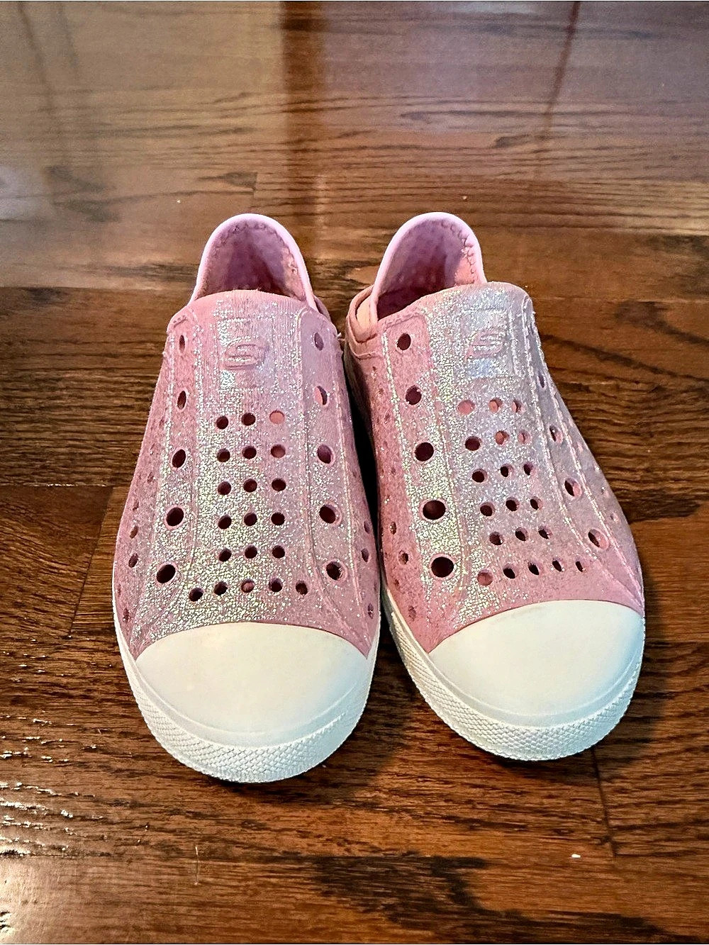 Skechers Foamies Kids Pink Glitter 10T